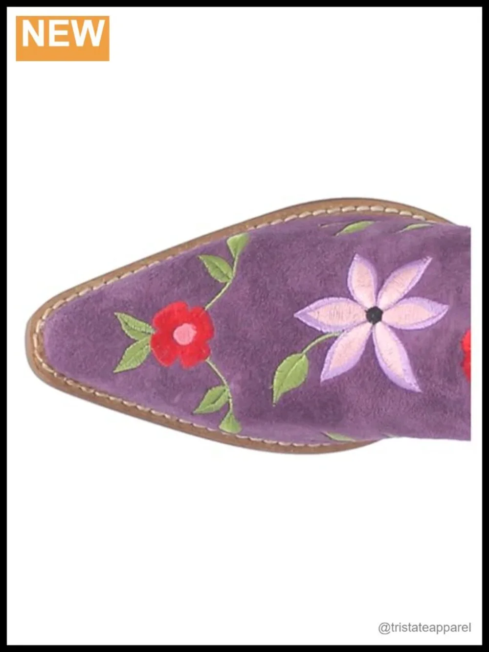 Embroidered Floral Suede Snip Toe Over the Knee Boots, 2.5in Heel, Pull-On